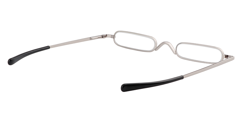 Oval Silver Reading Glasses | Zeelool Reading Glasses4