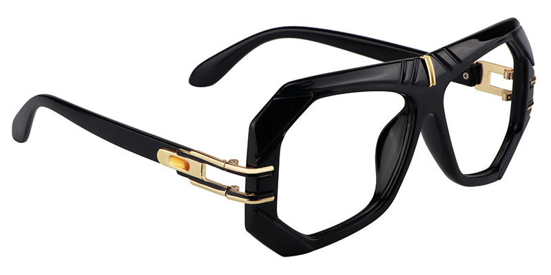 Rectangle Black Glasses3