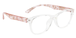 Heidi Rectangle Clear Glasses3