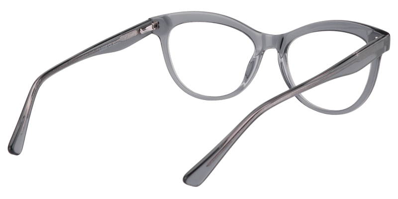 Cateye Gray Glasses | Zeelool Eyeglasses5