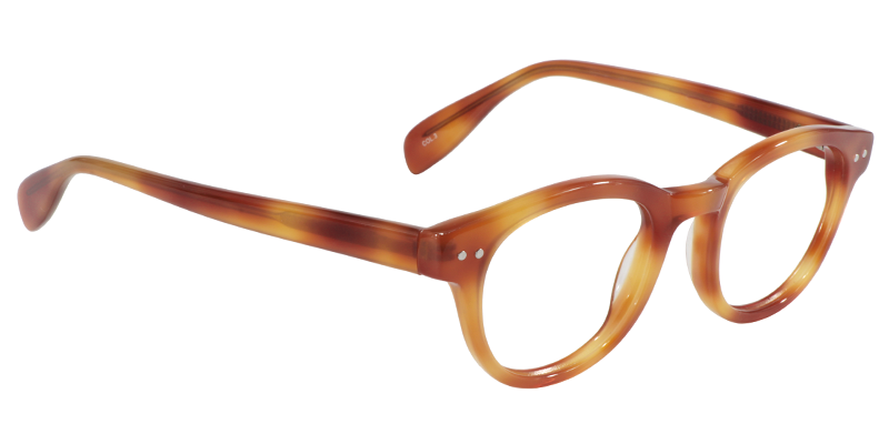 Oval Orange Glasses | Zeelool Eyeglasses3