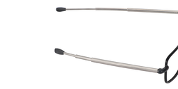 Alice Rectangle Black Reading Glasses4