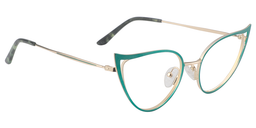 Phoenix Cateye Green Glasses4
