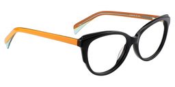 Adelina Cat Eye Black Glasses3