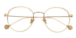 Susan Geometric Gold Glasses 1