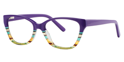 Esther Rectangle Purple Glasses2
