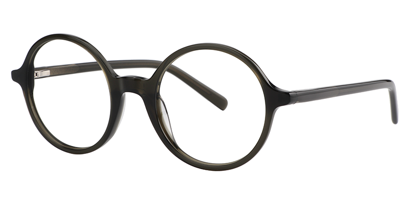 Round Dark Green Glasses2
