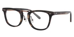 Orville Rectangle Brown Glasses 2