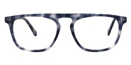 Cynthia Rectangle Blue Tortoise Glasses 0