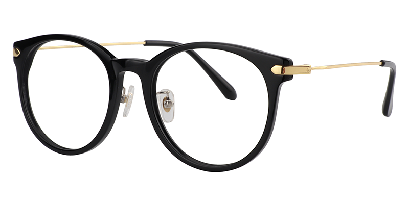 Round Black Glasses | Zeelool Eyeglass Frames2