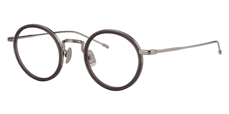 Round Gray Glasses | Zeelool Eyeglass Frames2