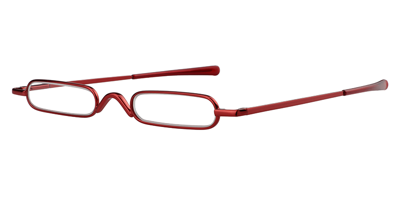 Oval Red Reading Glasses | Zeelool Reading Glasses2