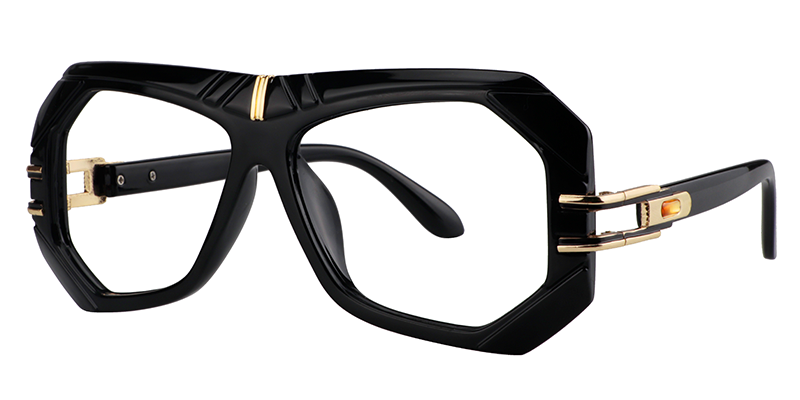 Rectangle Black Glasses2