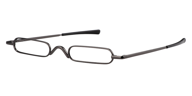 Oval Dark Gray Reading Glasses | Zeelool Reading Glasses2