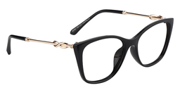 Alicia Cateye Black Glasses3