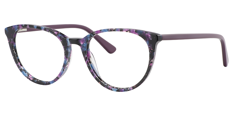 Round Purple Tortoise Glasses | Zeelool Eyeglass Frames2