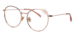 Hannah Round Pink Glasses5