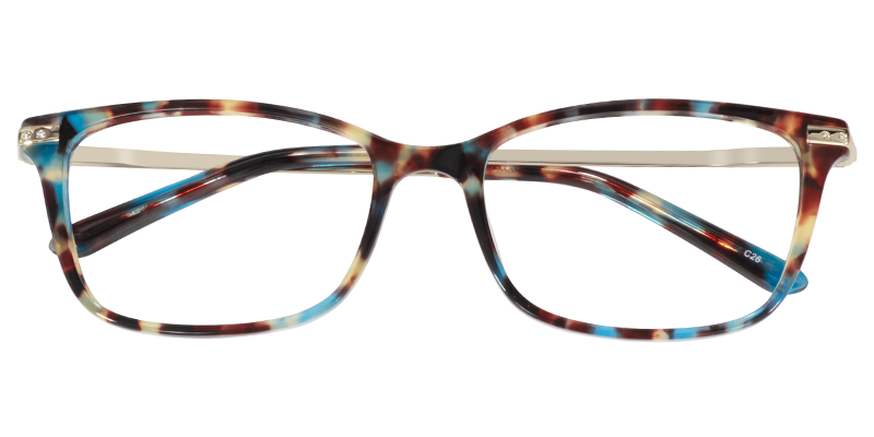 Rectangle Tortoise Glasses| Zeelool Eyeglasses1