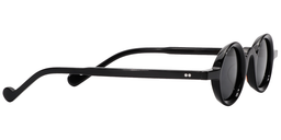 Abbott Round Black Sunglasses4