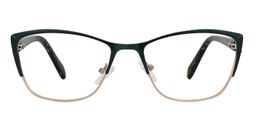  Thurza Cat Eye Green Glasses 0