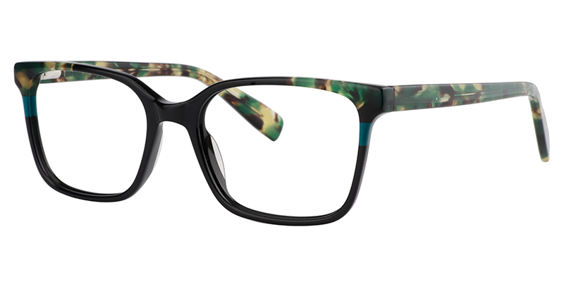 Rectangle Green Glasses2