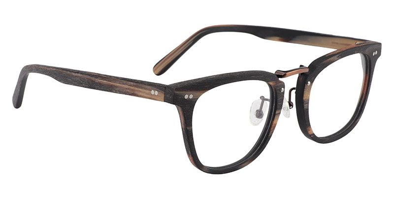Rectangle Brown Glasses | Zeelool Optical3