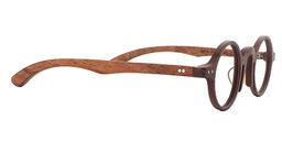 Alexis Round Brown Glasses4