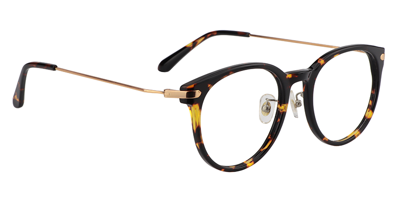 Round Tortoise Glasses | Zeelool Eyeglass Frames3