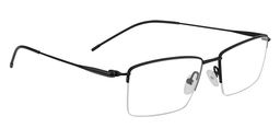 Baber Rectangle Black Glasses3