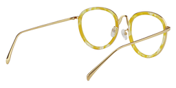 Flavia Round Yellow Glasses5