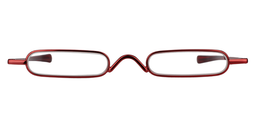 Karol Oval Red Reading Glasses0