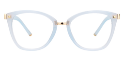Florence Round Light-Blue Glasses0