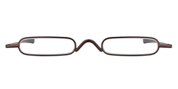 Karol Oval Brown Reading Glasses0