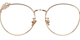 Hannah Round Gold Glasses2