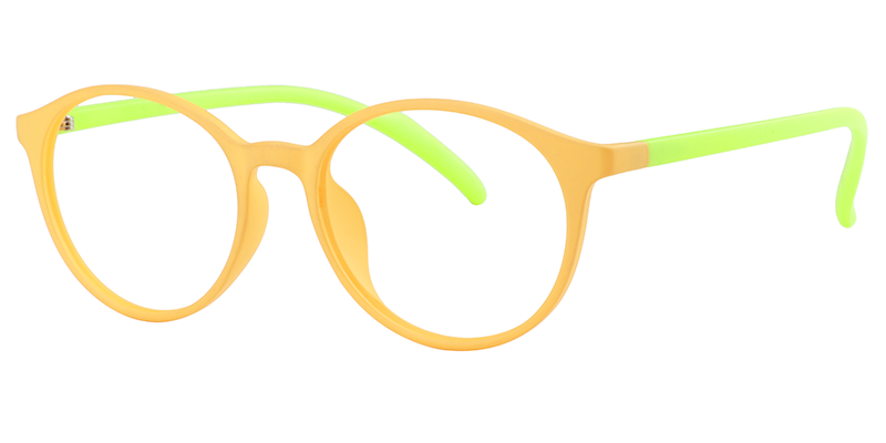 Round Yellow Glasses | Zeelool Eyeglasses2