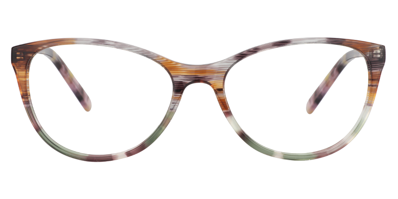 Cateye Brown Glasses | Zeelool Eyeglasses0