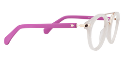 Julie Aviator White Glasses5