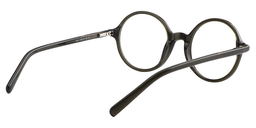 Aprile Round Dark Green Glasses5