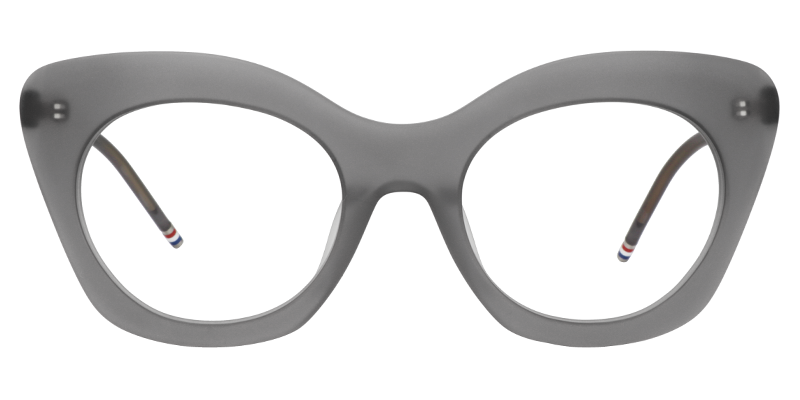 Cateye Gray Glasses0