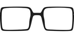 Amelia Rectangle Black Glasses5