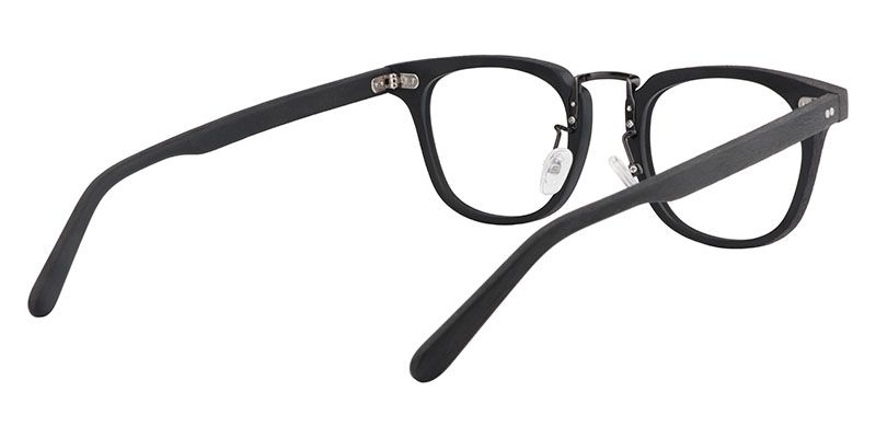 Rectangle Black Glasses | Zeelool Optical5
