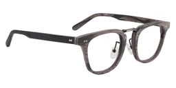 Orville Rectangle Gray Glasses 3