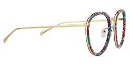 Flavia Round Floral Glasses4