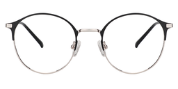 Jared Round Black-Silver Glasses0