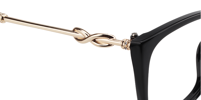 Cateye Black Glasses5