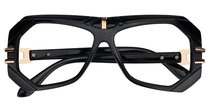 Rectangle Black Glasses1