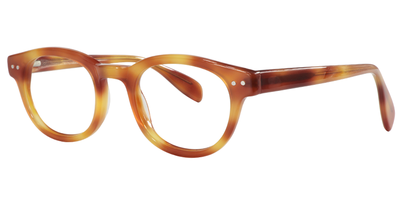 Oval Orange Glasses | Zeelool Eyeglasses2