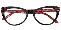 Jill Cateye Black Glasses1