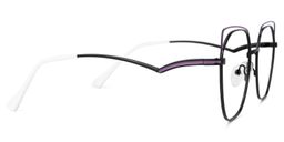 Lyth Geometric Purple-Black Glasses2