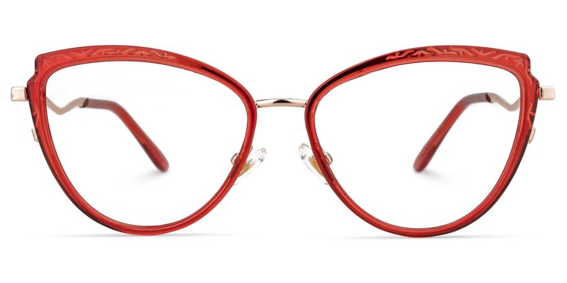 Arceiba Cateye Red Glasses